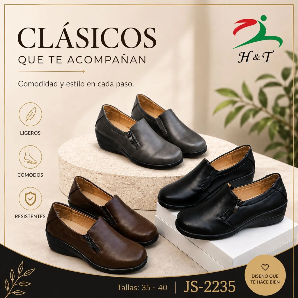 Zapatos Mocasín Ergonómicos de Uso Diario / JS-2235