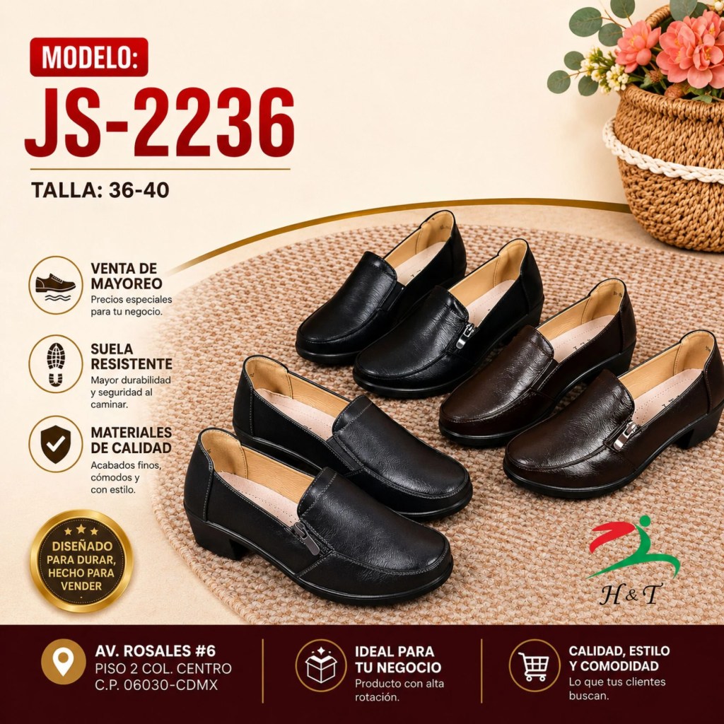 Zapato Mocasín Confort para Mujer / JS-2236