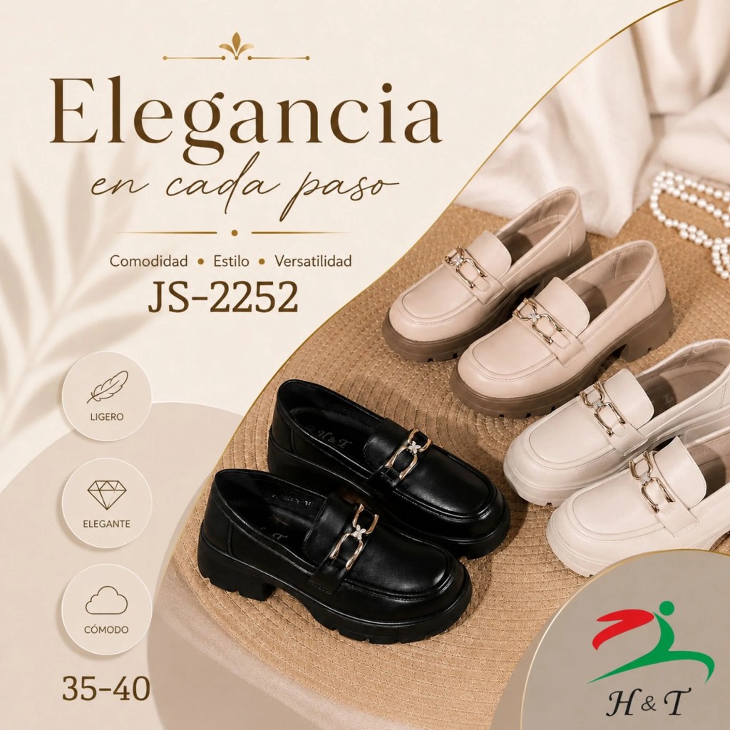 Mocasín Plataforma Elegante / JS-2252