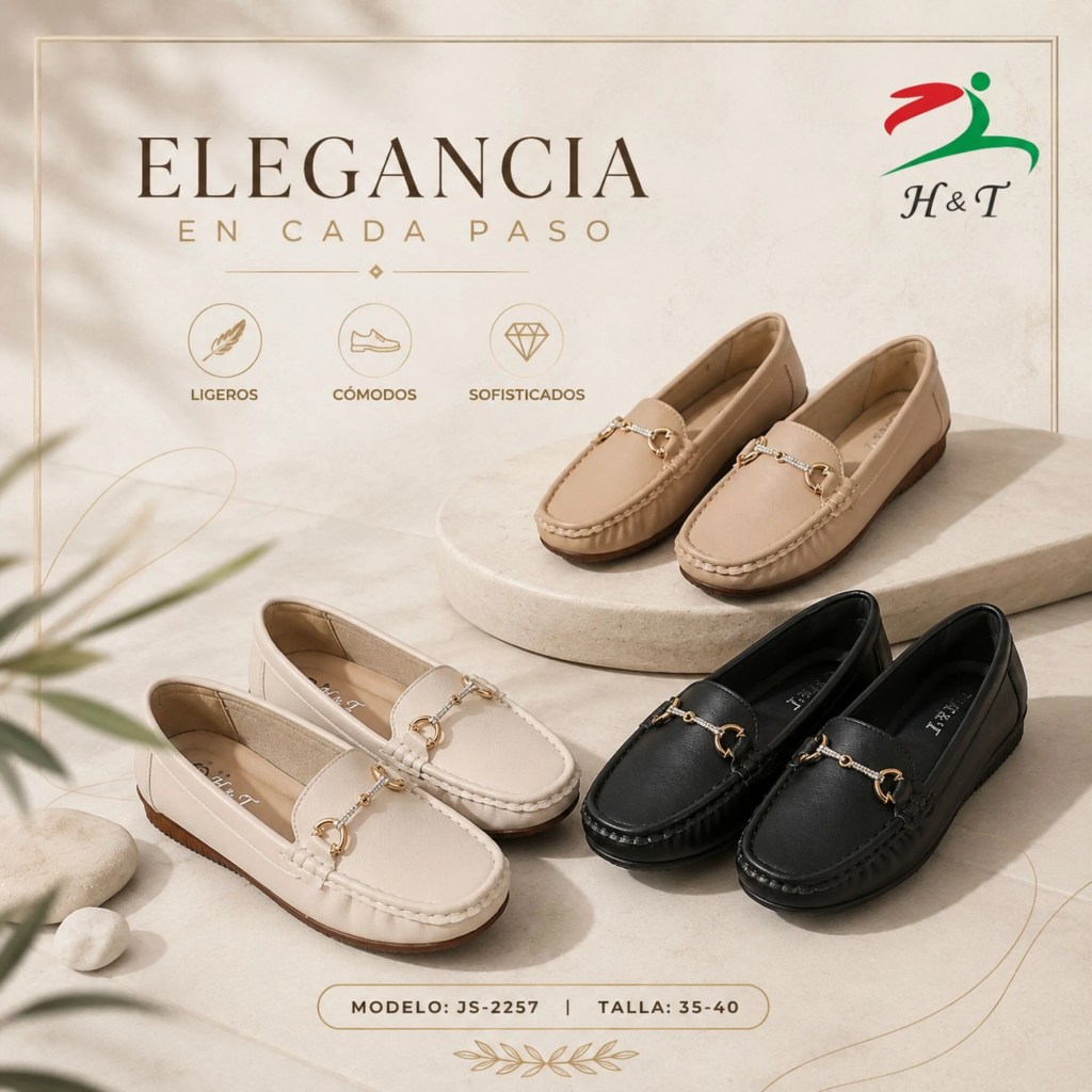 Mocasín Elegante con Herraje / JS-2257