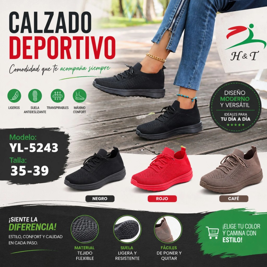 Calzado para Mujer con Suela Antideslizante / YL-5243