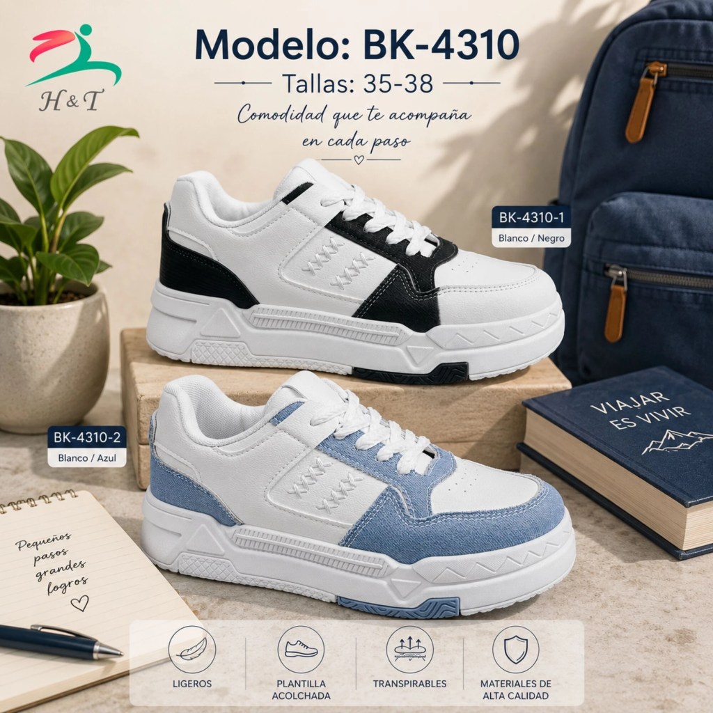 Tenis Casual de Moda para Mujer / BK-4310