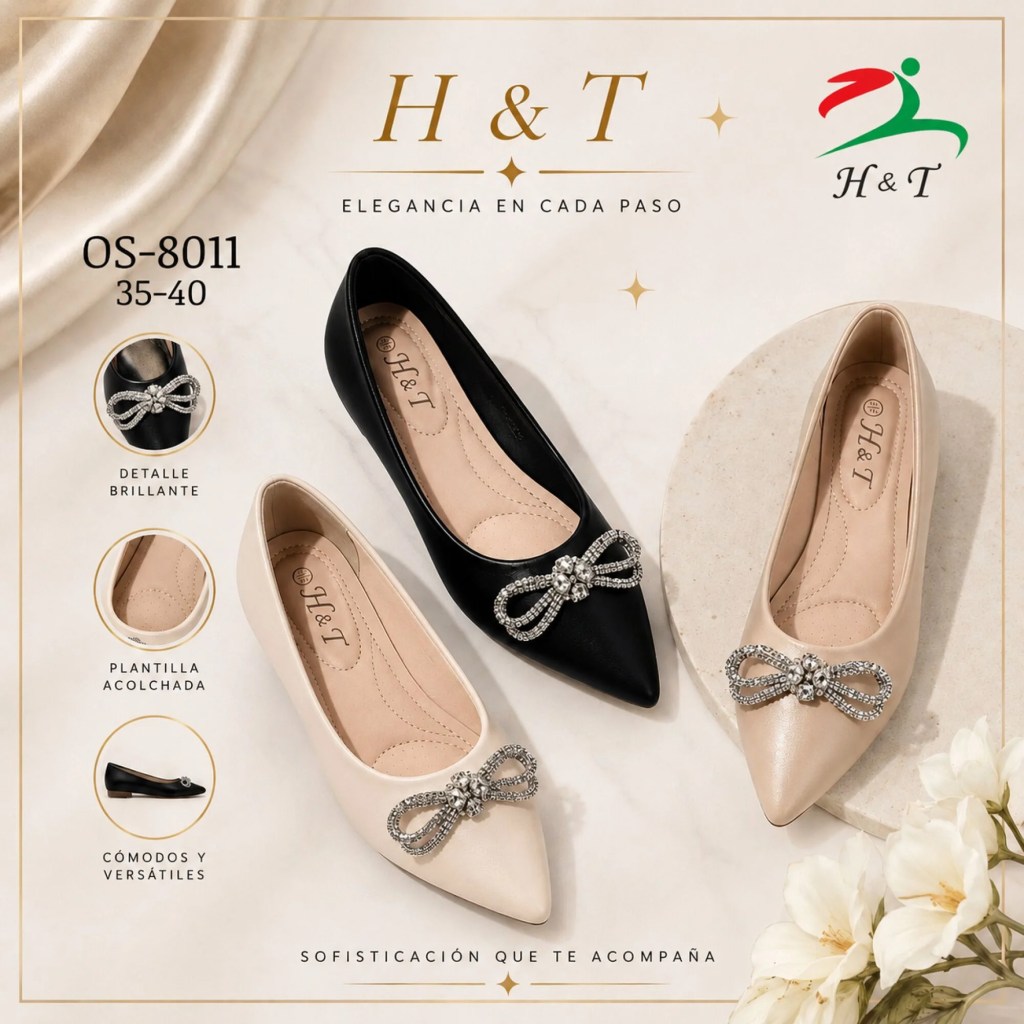 Zapatos Casuales Elegantes para Dama / OS-8011