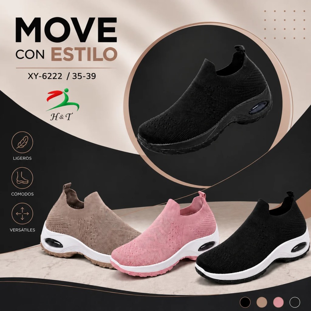 Tenis Casual Cómodos para Mujer / XY-6222