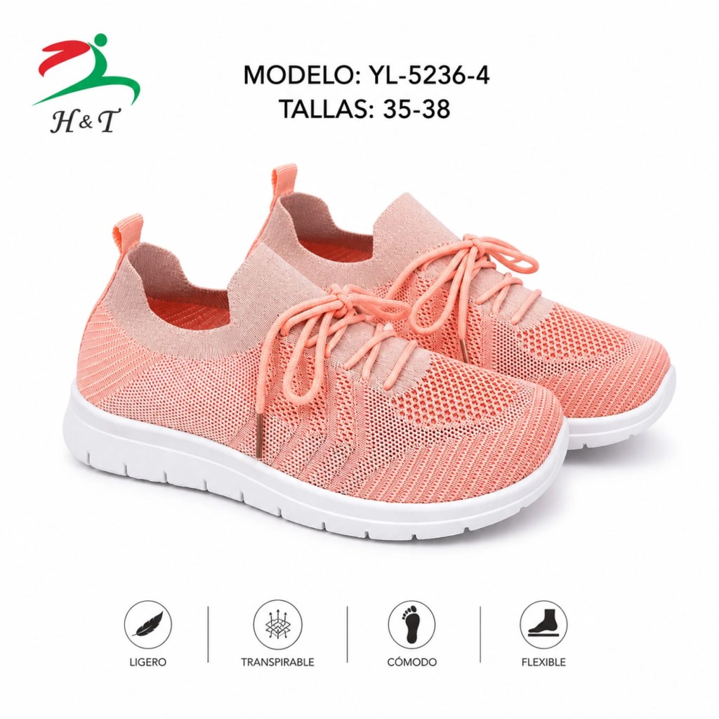 Tenis con Agujetas para Mujer / YL-5236