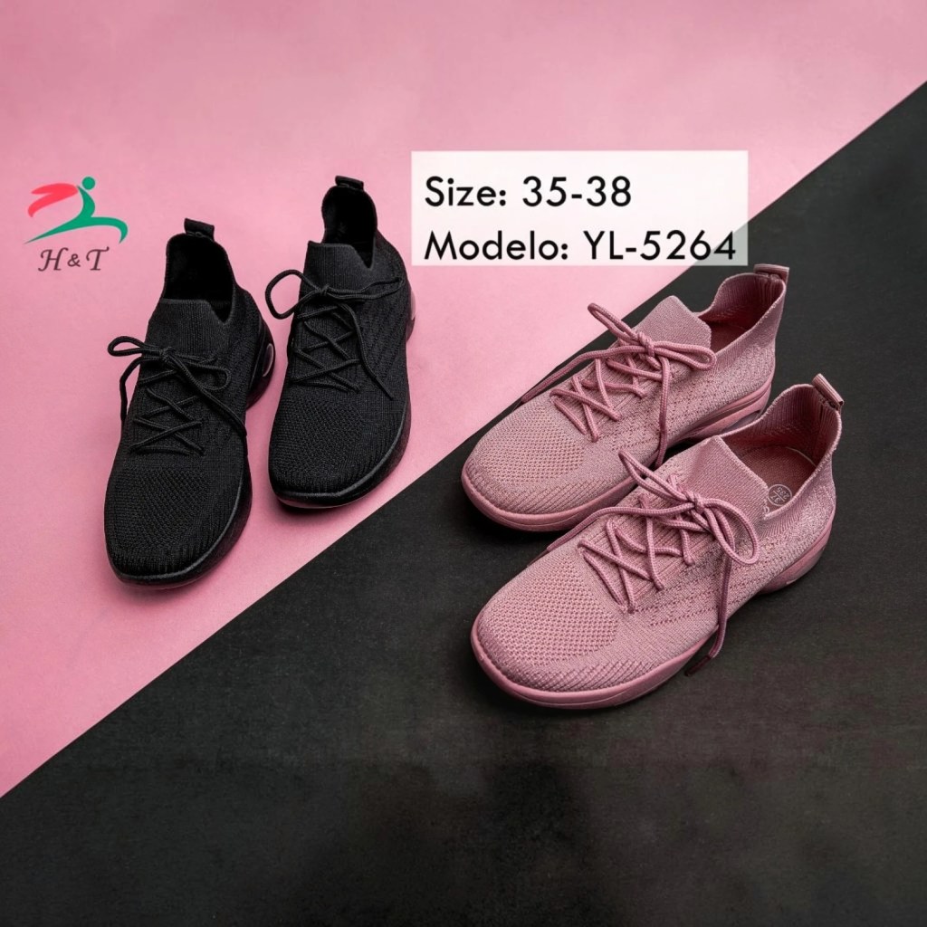 Tenis Cómodos para Mujer con Agujetas / YL-5264