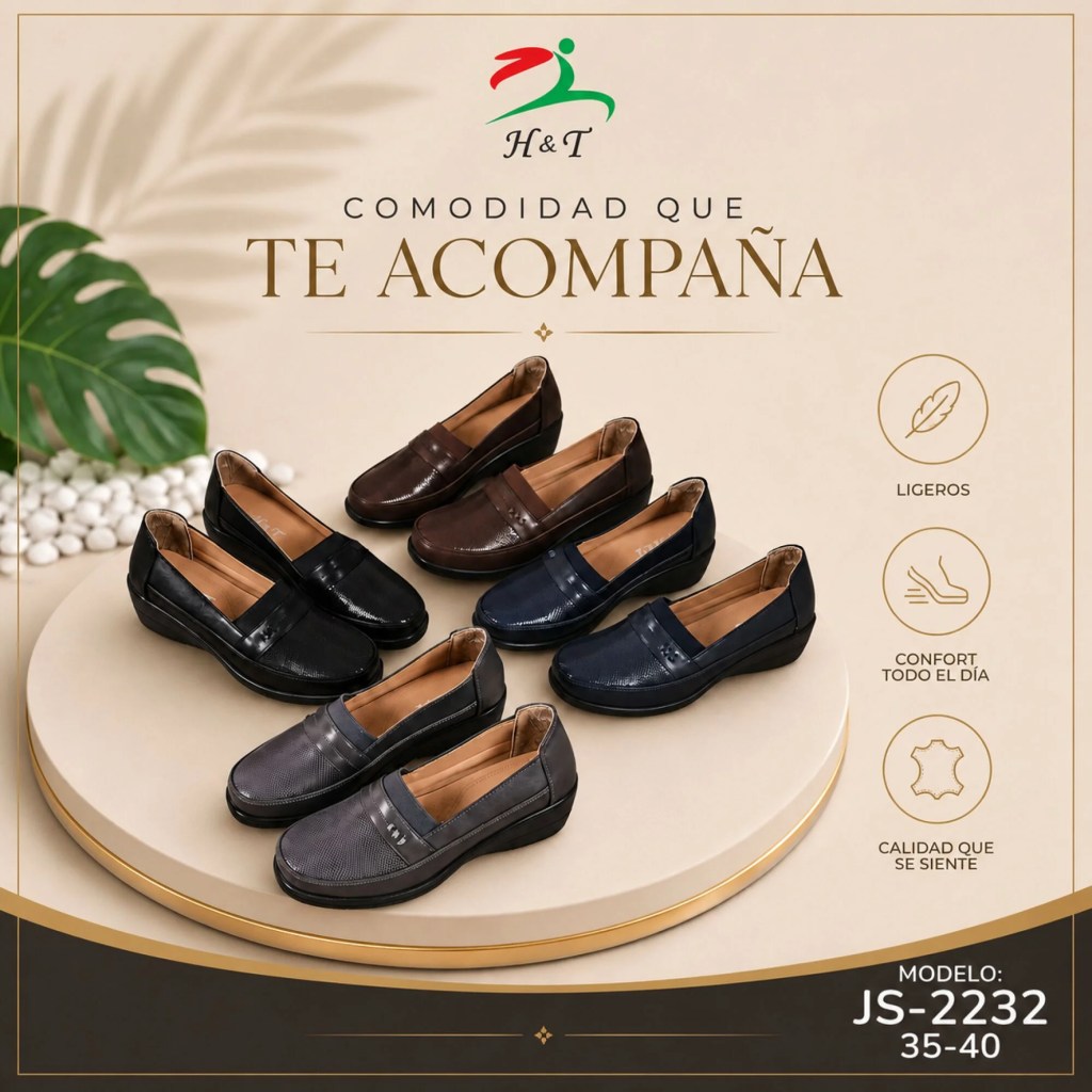 Mocasín Cómodo para Mujer / JS-2232